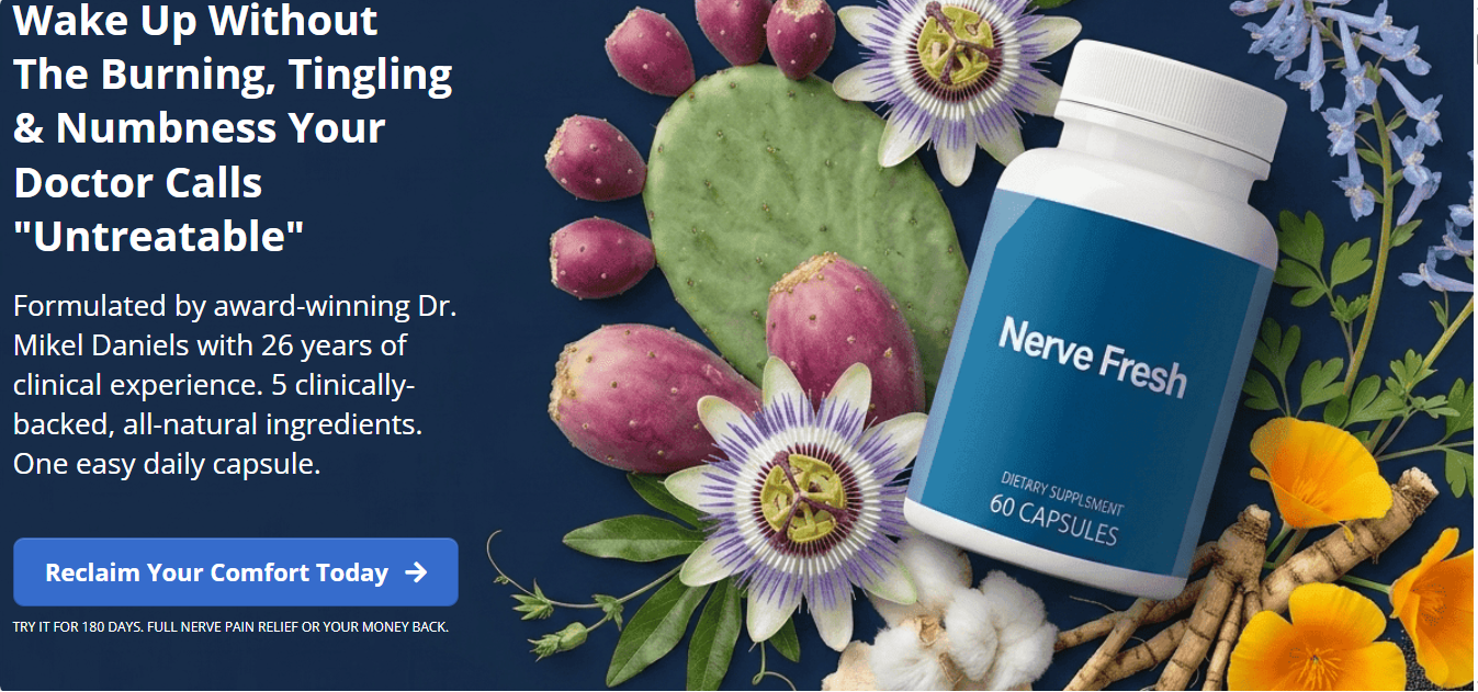 Nerve Fresh Natural Nerve Support Supplement